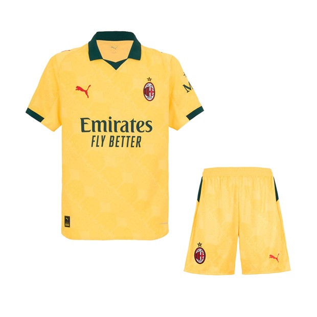 Camiseta AC Milan Tercera equipo Niño 2025-26